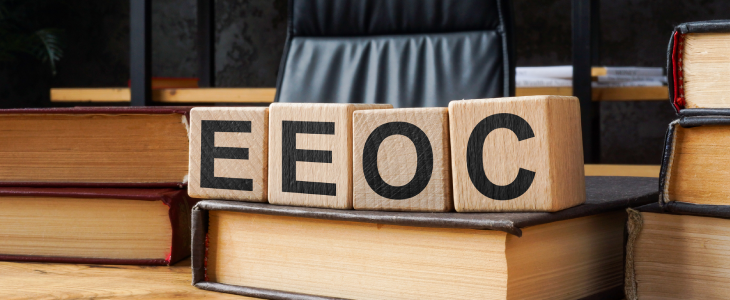 EEOC on letter blocks